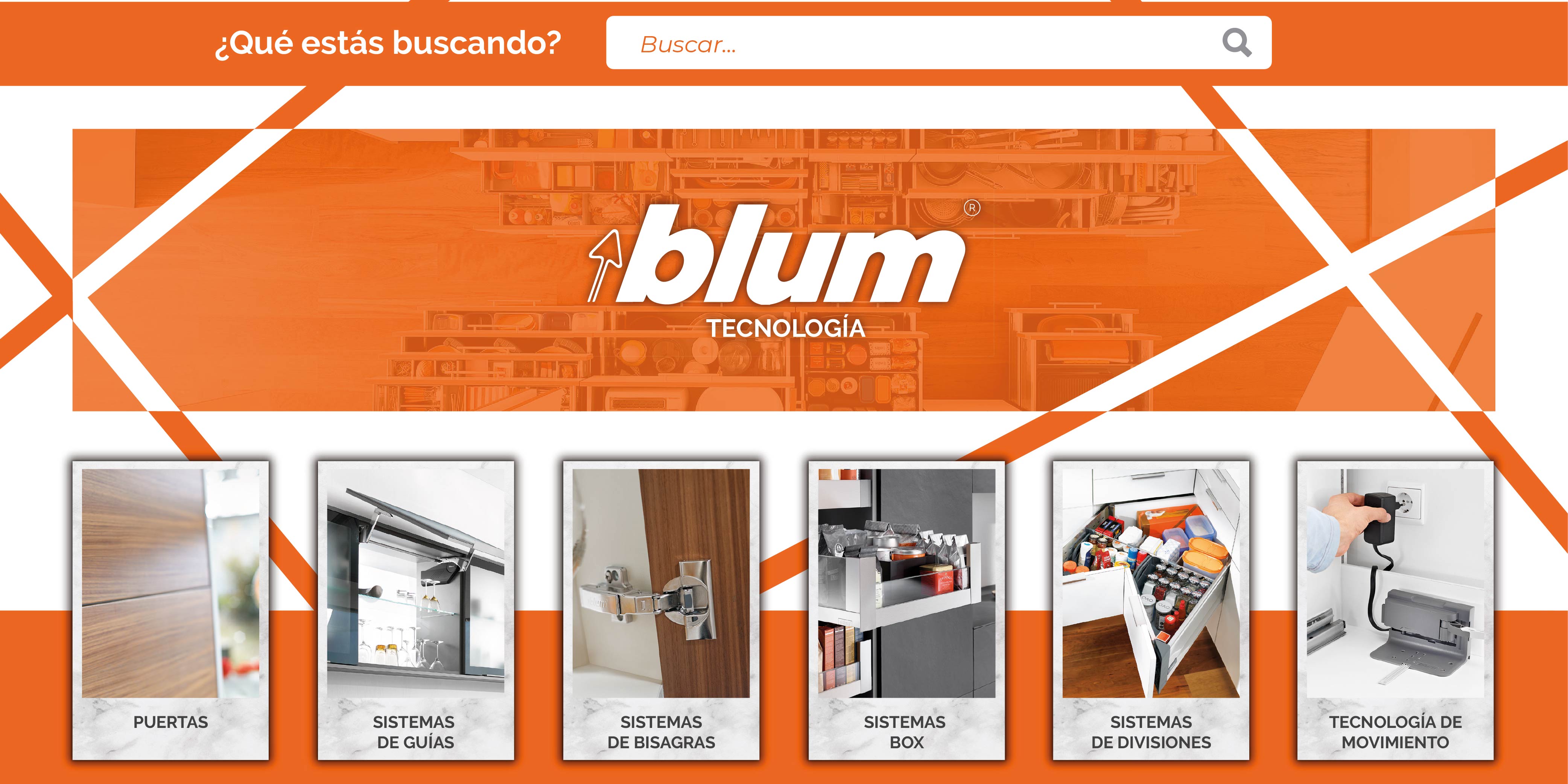 Wells Cocinas — Blum technology section